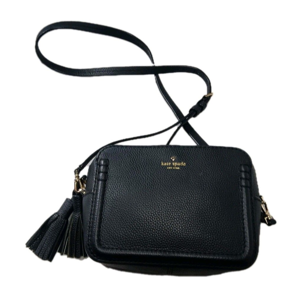 Kate Spade Orchard Street Crossbody Bag Black Leather